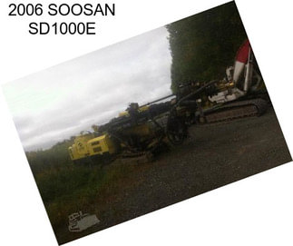 2006 SOOSAN SD1000E