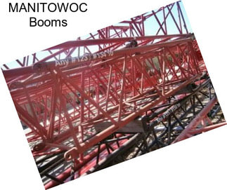 MANITOWOC Booms