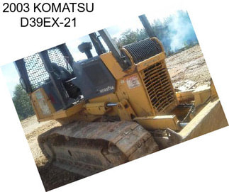 2003 KOMATSU D39EX-21