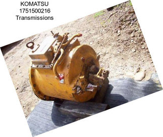 KOMATSU 1751500216 Transmissions
