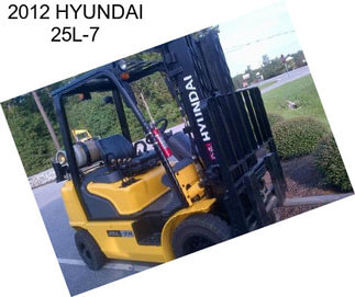 2012 HYUNDAI 25L-7