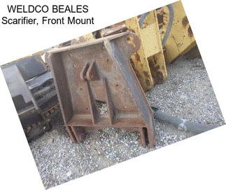 WELDCO BEALES Scarifier, Front Mount