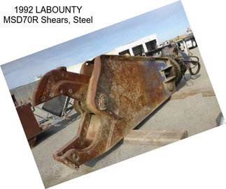 1992 LABOUNTY MSD70R Shears, Steel