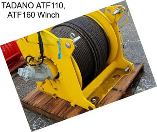 TADANO ATF110, ATF160 Winch