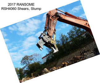 2017 RANSOME RSH4060 Shears, Stump