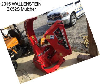 2015 WALLENSTEIN BX52S Mulcher