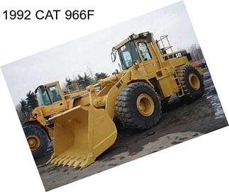 1992 CAT 966F