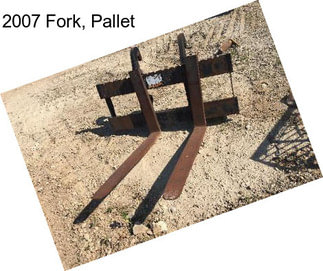 2007 Fork, Pallet