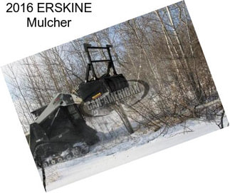 2016 ERSKINE Mulcher