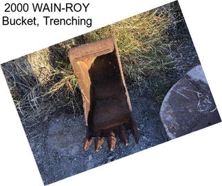 2000 WAIN-ROY Bucket, Trenching