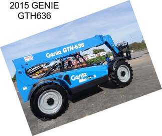 2015 GENIE GTH636