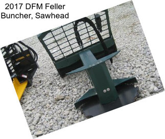 2017 DFM Feller Buncher, Sawhead