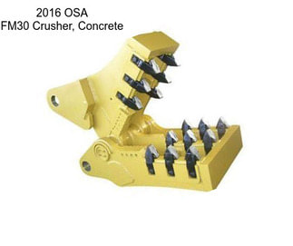 2016 OSA FM30 Crusher, Concrete