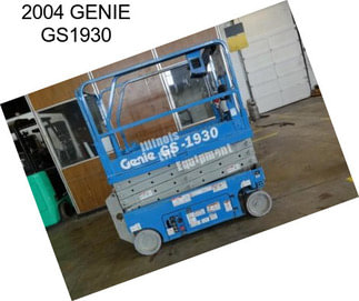 2004 GENIE GS1930