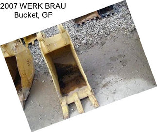 2007 WERK BRAU Bucket, GP