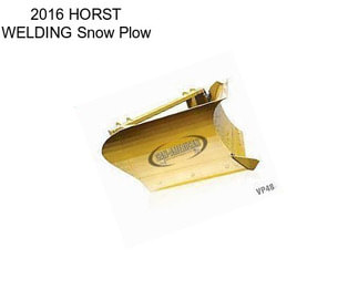 2016 HORST WELDING Snow Plow