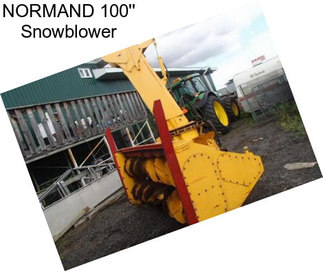 NORMAND 100\'\' Snowblower