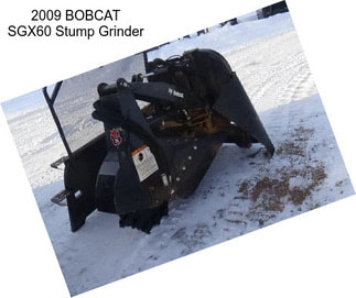 2009 BOBCAT SGX60 Stump Grinder