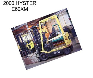 2000 HYSTER E60XM