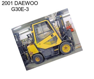 2001 DAEWOO G30E-3