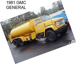 1981 GMC GENERAL