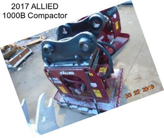 2017 ALLIED 1000B Compactor