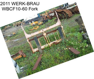 2011 WERK-BRAU WBCF10-60 Fork