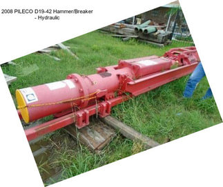 2008 PILECO D19-42 Hammer/Breaker - Hydraulic