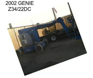 2002 GENIE Z34/22DC