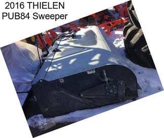 2016 THIELEN PUB84 Sweeper