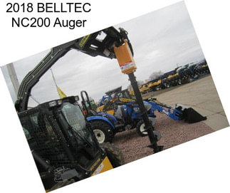 2018 BELLTEC NC200 Auger