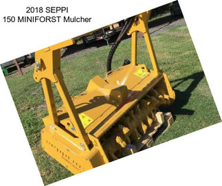 2018 SEPPI 150 MINIFORST Mulcher