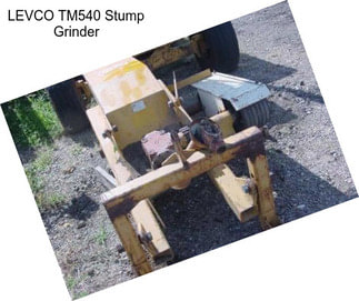 LEVCO TM540 Stump Grinder