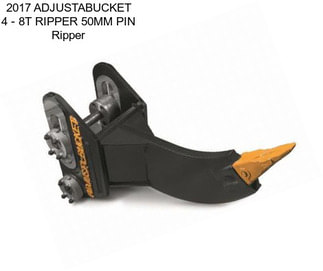 2017 ADJUSTABUCKET 4 - 8T RIPPER 50MM PIN Ripper