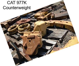 CAT 977K Counterweight