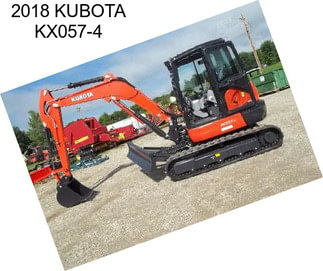 2018 KUBOTA KX057-4