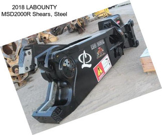 2018 LABOUNTY MSD2000R Shears, Steel