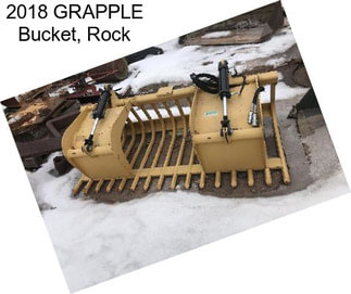 2018 GRAPPLE Bucket, Rock