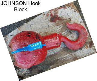 JOHNSON Hook Block