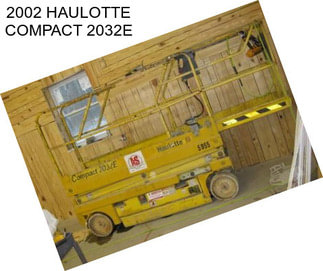 2002 HAULOTTE COMPACT 2032E