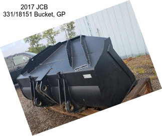2017 JCB 331/18151 Bucket, GP