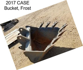 2017 CASE Bucket, Frost