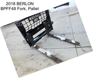 2018 BERLON BPFF48 Fork, Pallet