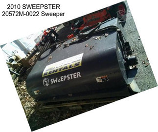 2010 SWEEPSTER 20572M-0022 Sweeper