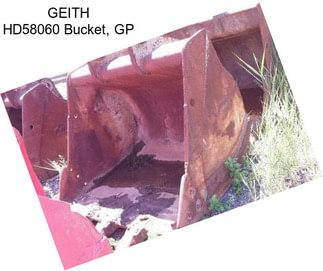 GEITH HD58060 Bucket, GP