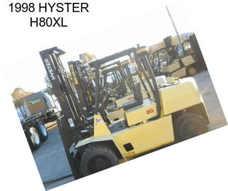 1998 HYSTER H80XL