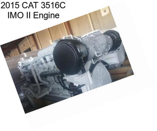 2015 CAT 3516C IMO II Engine