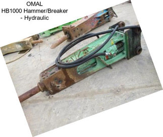 OMAL HB1000 Hammer/Breaker - Hydraulic