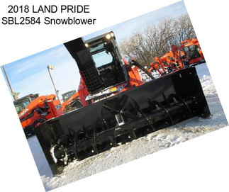 2018 LAND PRIDE SBL2584 Snowblower