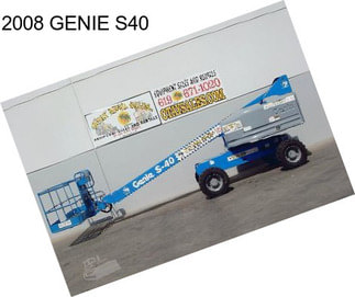 2008 GENIE S40